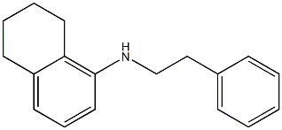 N-(2-phenylethyl)-5,6,7,8-tetrahydronaphthalen-1-amine Struktur