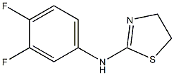 N-(3,4-difluorophenyl)-4,5-dihydro-1,3-thiazol-2-amine Struktur