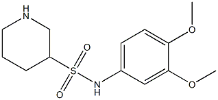 N-(3,4-dimethoxyphenyl)piperidine-3-sulfonamide Struktur