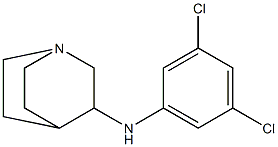 N-(3,5-dichlorophenyl)-1-azabicyclo[2.2.2]octan-3-amine Struktur