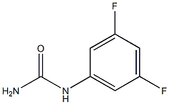 N-(3,5-difluorophenyl)urea Struktur