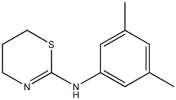 N-(3,5-dimethylphenyl)-5,6-dihydro-4H-1,3-thiazin-2-amine Struktur