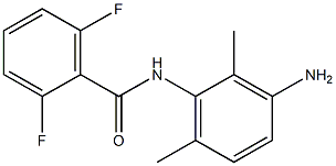 N-(3-amino-2,6-dimethylphenyl)-2,6-difluorobenzamide Struktur