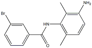 N-(3-amino-2,6-dimethylphenyl)-3-bromobenzamide Struktur