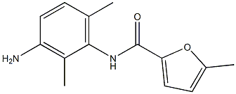 N-(3-amino-2,6-dimethylphenyl)-5-methylfuran-2-carboxamide Struktur