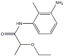 N-(3-amino-2-methylphenyl)-2-ethoxypropanamide Struktur