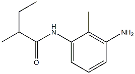 N-(3-amino-2-methylphenyl)-2-methylbutanamide Struktur