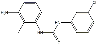 N-(3-amino-2-methylphenyl)-N'-(3-chlorophenyl)urea Struktur