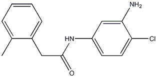 N-(3-amino-4-chlorophenyl)-2-(2-methylphenyl)acetamide Struktur