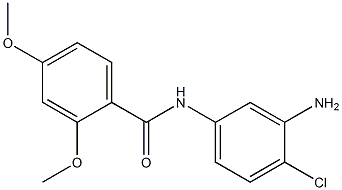 N-(3-amino-4-chlorophenyl)-2,4-dimethoxybenzamide Struktur