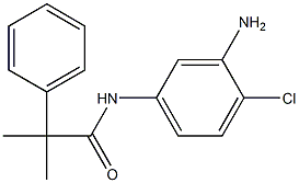 N-(3-amino-4-chlorophenyl)-2-methyl-2-phenylpropanamide Struktur