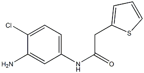 N-(3-amino-4-chlorophenyl)-2-thien-2-ylacetamide Struktur