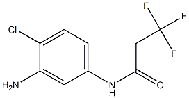 N-(3-amino-4-chlorophenyl)-3,3,3-trifluoropropanamide Struktur