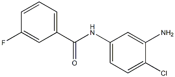 N-(3-amino-4-chlorophenyl)-3-fluorobenzamide Struktur