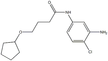 N-(3-amino-4-chlorophenyl)-4-(cyclopentyloxy)butanamide Struktur