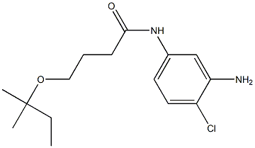 N-(3-amino-4-chlorophenyl)-4-[(2-methylbutan-2-yl)oxy]butanamide Struktur