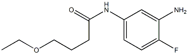 N-(3-amino-4-fluorophenyl)-4-ethoxybutanamide Struktur