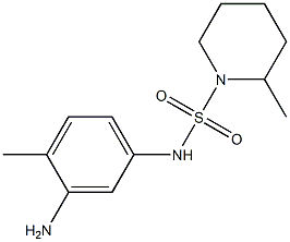 N-(3-amino-4-methylphenyl)-2-methylpiperidine-1-sulfonamide Struktur