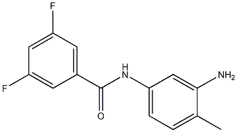 N-(3-amino-4-methylphenyl)-3,5-difluorobenzamide Struktur