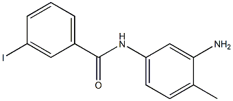 N-(3-amino-4-methylphenyl)-3-iodobenzamide Struktur