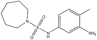 N-(3-amino-4-methylphenyl)azepane-1-sulfonamide Struktur