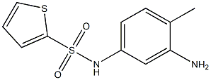 N-(3-amino-4-methylphenyl)thiophene-2-sulfonamide Struktur