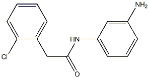 N-(3-aminophenyl)-2-(2-chlorophenyl)acetamide Struktur