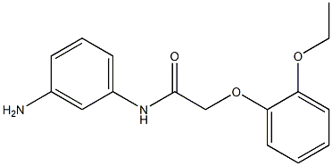 N-(3-aminophenyl)-2-(2-ethoxyphenoxy)acetamide Struktur