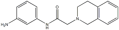 N-(3-aminophenyl)-2-(3,4-dihydroisoquinolin-2(1H)-yl)acetamide Struktur