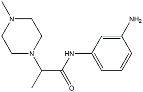 N-(3-aminophenyl)-2-(4-methylpiperazin-1-yl)propanamide Struktur