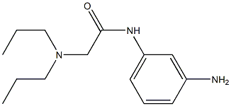 N-(3-aminophenyl)-2-(dipropylamino)acetamide Struktur