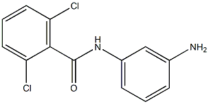 N-(3-aminophenyl)-2,6-dichlorobenzamide Struktur