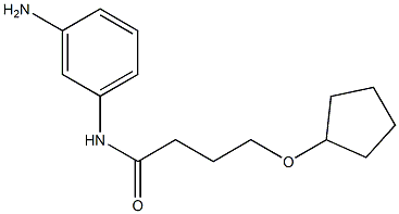 N-(3-aminophenyl)-4-(cyclopentyloxy)butanamide Struktur