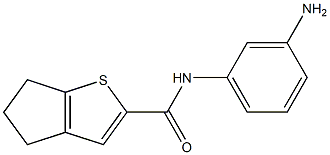 N-(3-aminophenyl)-4H,5H,6H-cyclopenta[b]thiophene-2-carboxamide Struktur