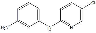 N-(3-aminophenyl)-N-(5-chloropyridin-2-yl)amine Struktur