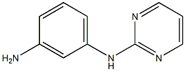 N-(3-aminophenyl)-N-pyrimidin-2-ylamine Struktur