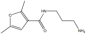 N-(3-aminopropyl)-2,5-dimethyl-3-furamide Struktur