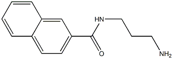 N-(3-aminopropyl)-2-naphthamide Struktur