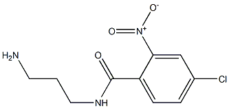 N-(3-aminopropyl)-4-chloro-2-nitrobenzamide Struktur