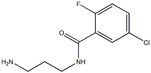 N-(3-aminopropyl)-5-chloro-2-fluorobenzamide Struktur