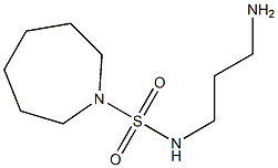 N-(3-aminopropyl)azepane-1-sulfonamide Struktur