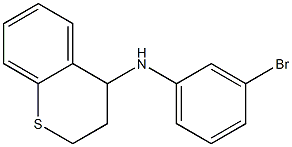 N-(3-bromophenyl)-3,4-dihydro-2H-1-benzothiopyran-4-amine Struktur