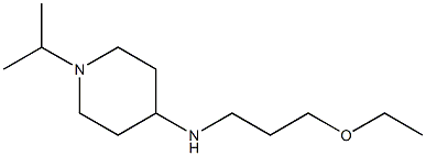 N-(3-ethoxypropyl)-1-(propan-2-yl)piperidin-4-amine Struktur