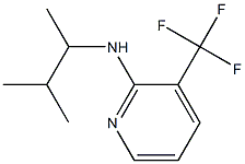 N-(3-methylbutan-2-yl)-3-(trifluoromethyl)pyridin-2-amine Struktur