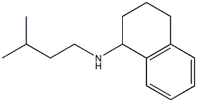 N-(3-methylbutyl)-1,2,3,4-tetrahydronaphthalen-1-amine Struktur