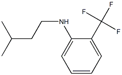 N-(3-methylbutyl)-2-(trifluoromethyl)aniline Struktur