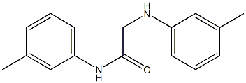 N-(3-methylphenyl)-2-[(3-methylphenyl)amino]acetamide Struktur