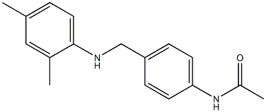 N-(4-{[(2,4-dimethylphenyl)amino]methyl}phenyl)acetamide Struktur