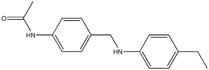 N-(4-{[(4-ethylphenyl)amino]methyl}phenyl)acetamide Struktur