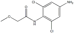 N-(4-amino-2,6-dichlorophenyl)-2-methoxyacetamide Struktur